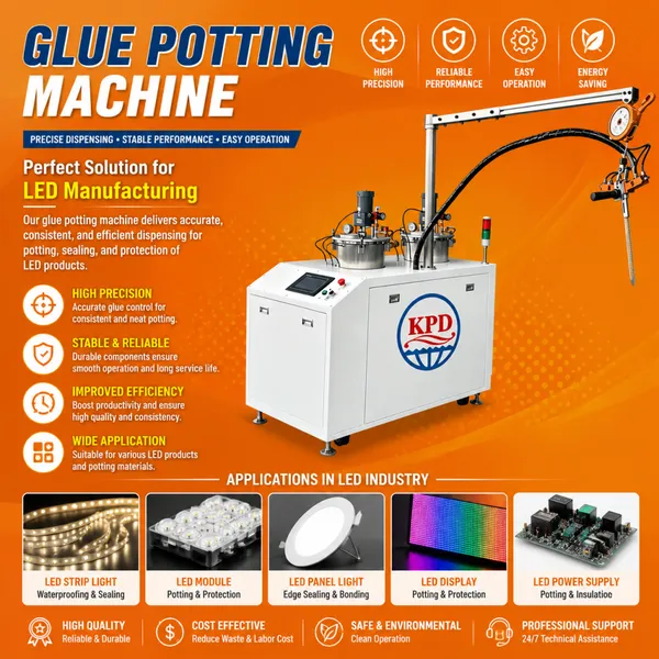 Silicone Epoxy Resin Glue Dispensing Mixing Potting Filling Machine Label Badge Making LED PCB Dynamic Mixing Machine photo-5