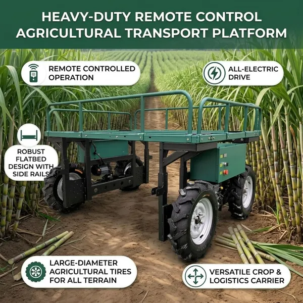 No Driver Needed! Meet the Remote Control Transport Platform Changing Modern Farming