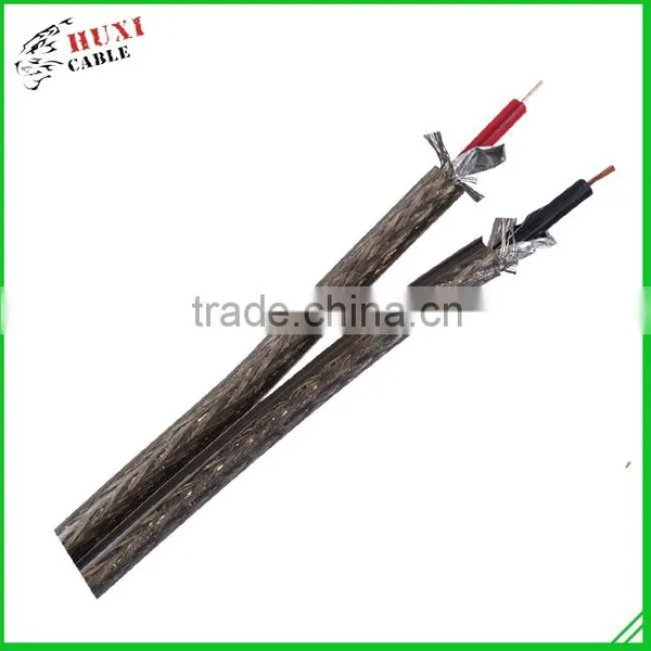 Flexible Shileded Braid High End Low Noise RCA Speaker Cable Microphone Cable photo-3