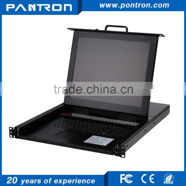 ip Kvm and Console 17 Inch 8 Port Led KVM Switch