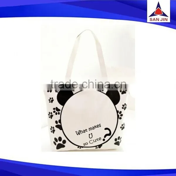 Promotion Organic Cotton Tote Bag Shopping Bag In Lower Price photo-2