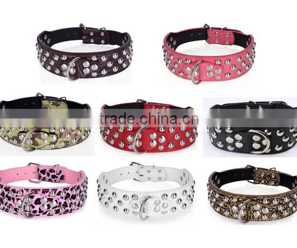 Wholesale Pet Supplies pu Personality Mushroom Nails Pet Collar Rivet Dog Collar photo-2