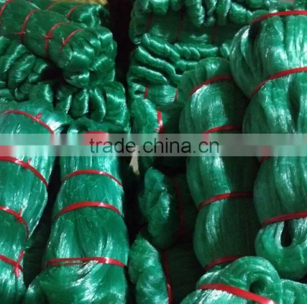 NYLON MONOFILAMENT FISHING NET---0.40MM---55MMSQ---GREEN photo-2