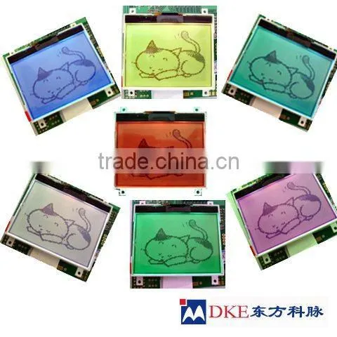 COG LCD Module w/ 7colors LED Backlight