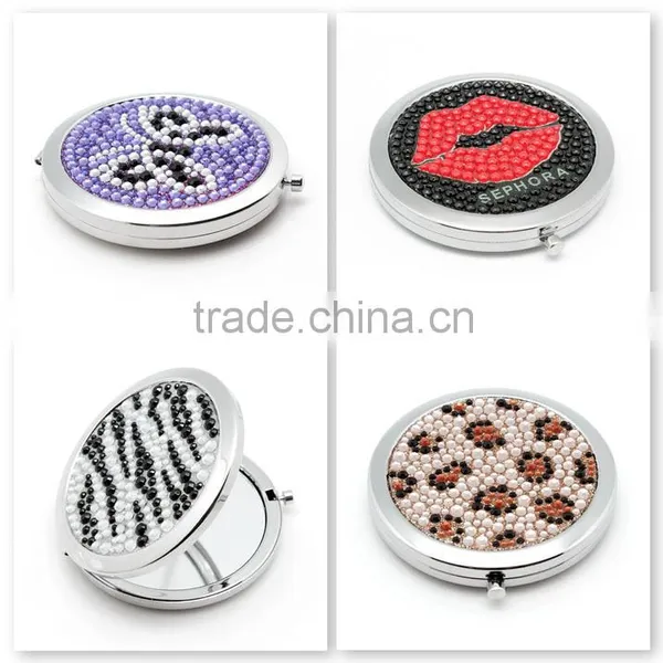 Bling Crystal Round Mirror photo-3