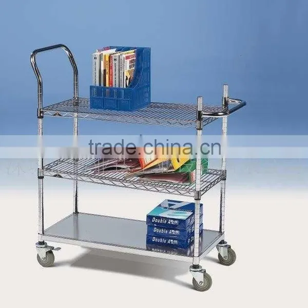 NSF Approved 3 3-TIER WIRE KITCHEN CART photo-6