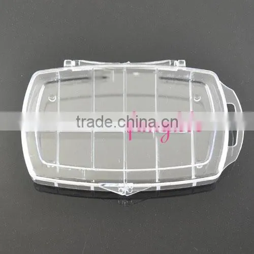 clear acrylic tips nail box / nail art box / nail tips storage