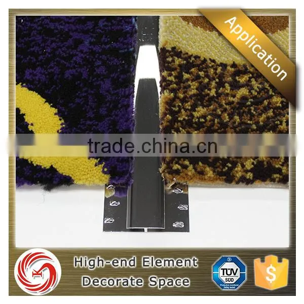 Polished Durable Edge Floor Trim Aluminium Carpet Tile Edge Trim photo-3