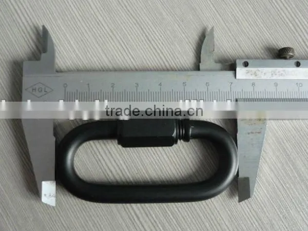 Metal Black Spray-paint Quick Link for Handbag Karabiner Rigging Hardwar Manufacturer photo-4