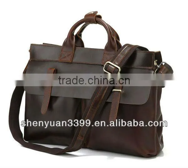 2016 Professional mens laptop bag,Pu leather briefcase for lawyer,multifunction cross shoulder bags