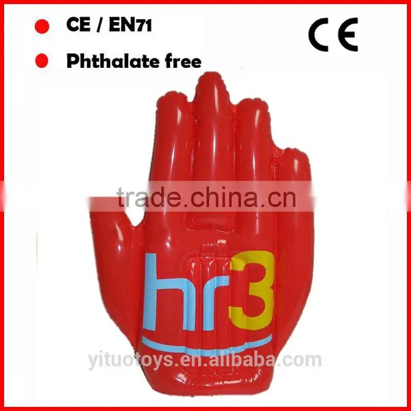 Red PVC Inflatable Boxing Gloves photo-6
