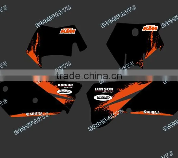 TEAM GRAPHICS & BACKGROUNDS DECALS FOR SXF MXC SX EXC 2005 2006 2007(DST0271) photo-3