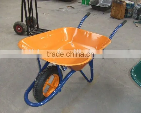 Metal Tray Air Wheel or Solid Wheel Popular Wheel Barrow in Africa photo-6