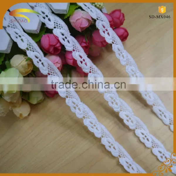 Custom Wholesale Garment Accessories White Guipure Dress Polyester Lace Trim photo-4