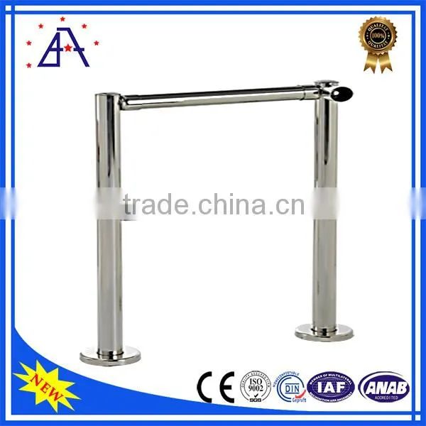 High Style Modestly Priced Silver Anodized Aluminum Handrail for Stairs photo-4