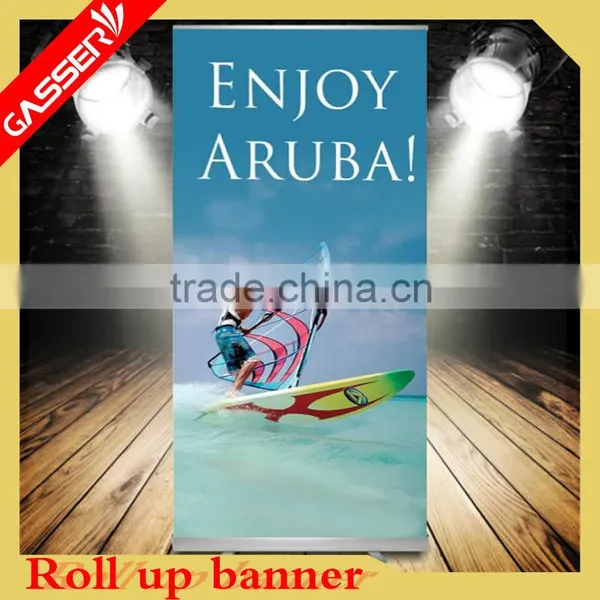 New 2016 Portable Digital Hand Reflective Roll up Banner Stand photo-2