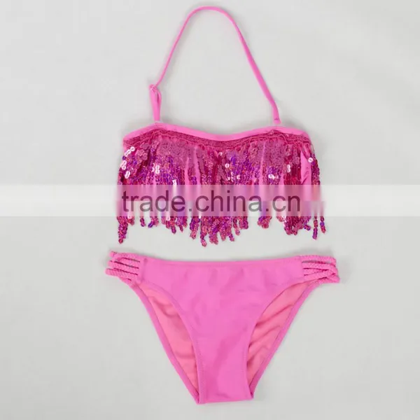 2016 Hot Fashion Girls Sexy Kids Fashion String Bikini / Little Girls Sexy Bikini photo-4
