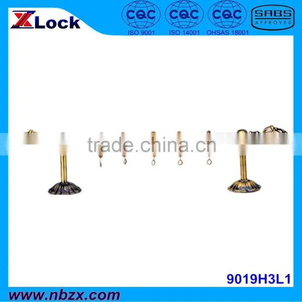 Decorative Iron Pine Nut Curtain Rod, Curtain Rail (9019H3L1) photo-3