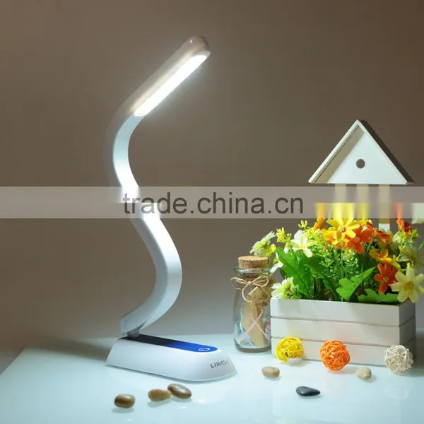 On Sale Reading Desk Led Lamp 24 Leds Rechargeable Table Lamp For Home Modern Brightness Adjustable Learning Lamp photo-2