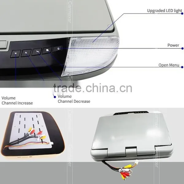 Digital Screen 15.6 Inch Roof Mount Bus Monitor Supported USB/SD/TV/IR/FM/Wireless Game photo-2