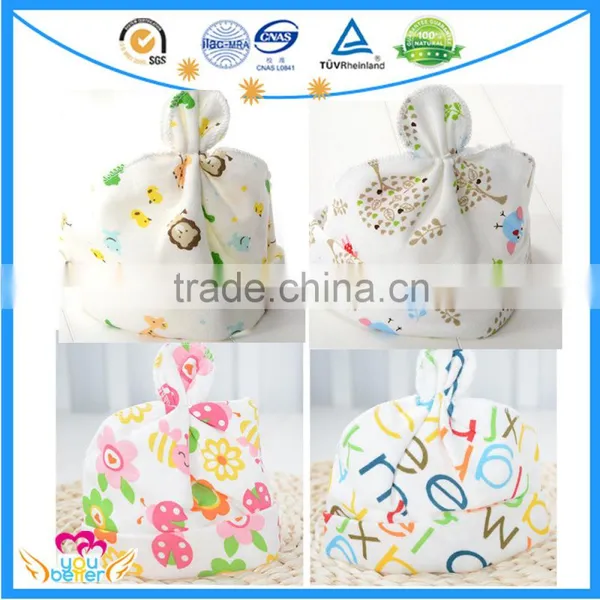 100% Cotton Baby Hat Newborn Infant Hat photo-4