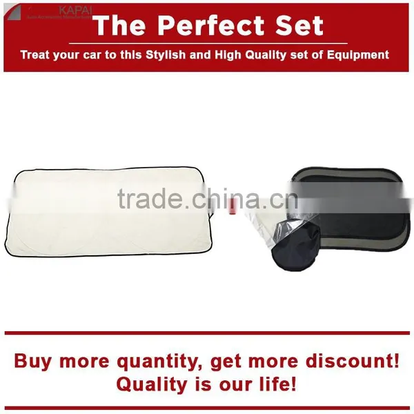The Perfect Set Front Windshield Sunshade+Side Car Sunshade