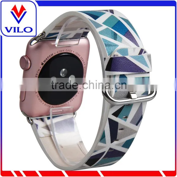 38mm/42mm Leather Wristband for Apple Watch Band Strap With Adapter photo-5