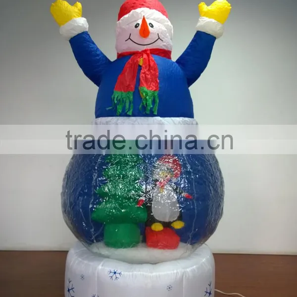 DJ-XT-62 Inflatable Animation Air Blown Kaleidoscope Frosty the Snowman Scene Christmas Decoration photo-2