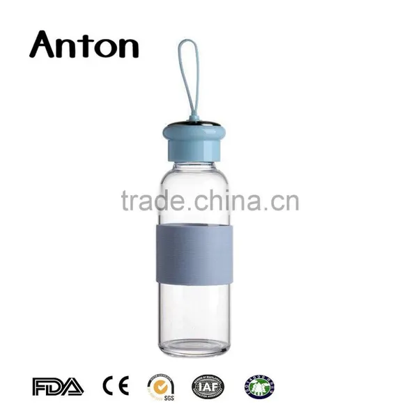 19oz Simple and Easy Simple and Easy With Different Colour Silicon Sleeve Water Bottles photo-2