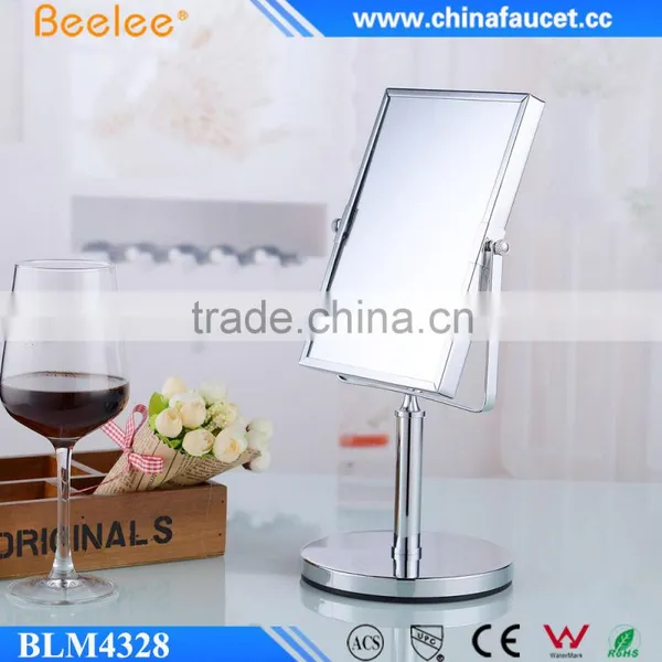Professional 2 Face Chrome Cosmetic Smart Table Magnifying Mirror photo-3