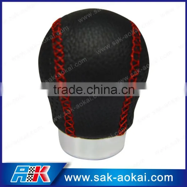 Universal Car Manual Auto Manual Leather Gear Knob photo-3