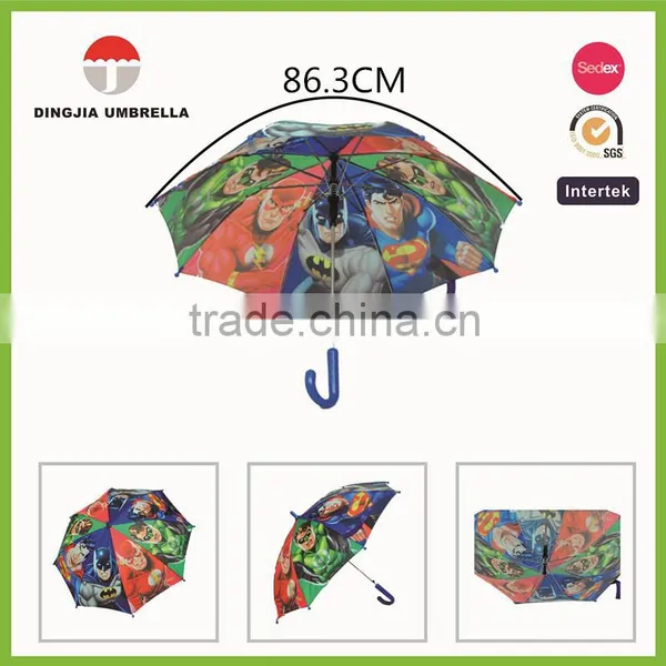 Factory Customize Promotion Kids Umbrella With Animal Print