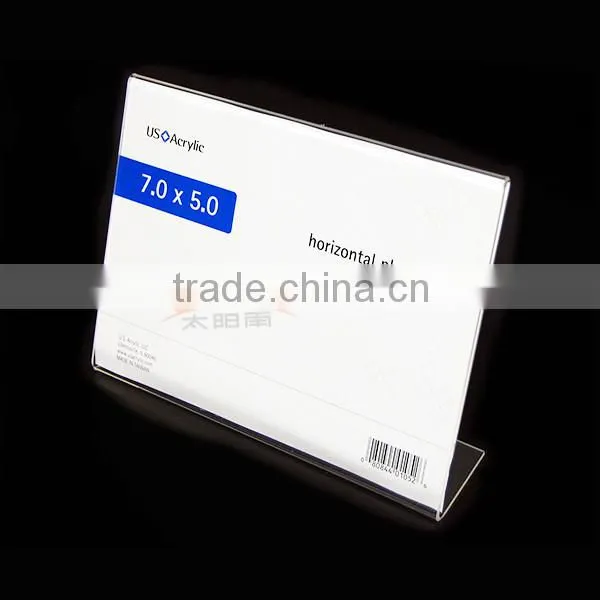 Imported Material OEM and ODM Acrylic Table Tent Card Holder photo-4