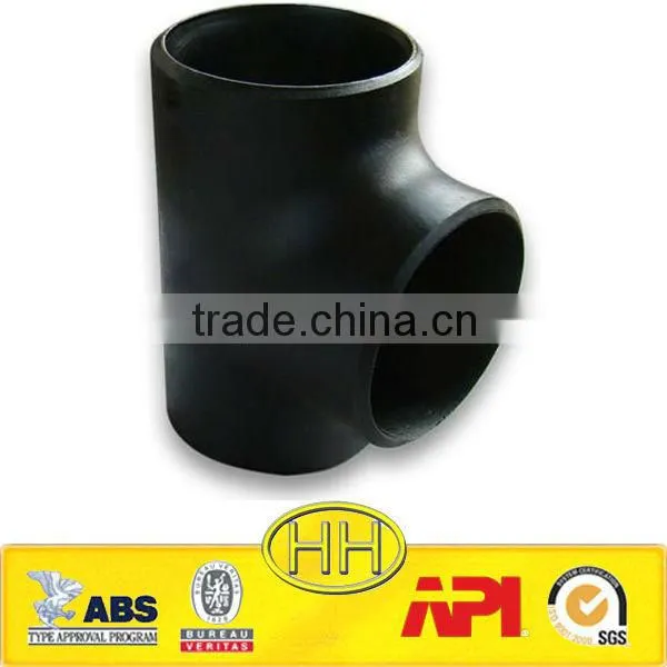 ASME 16.9 Butt Welding Carbon Steel Pipe Equal Straight Tee Pipe Fitting photo-3