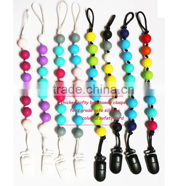 BPA Free Silicone Glow In the Dark Bead Necklace photo-6
