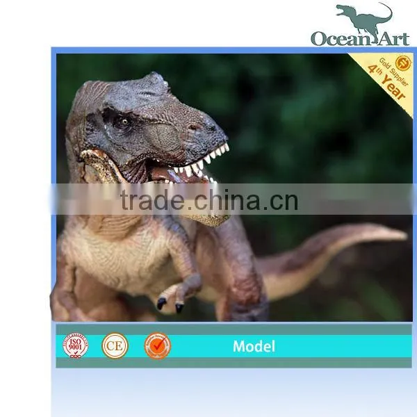 New Design! FRP Realistic Small Dinosaur Model photo-3