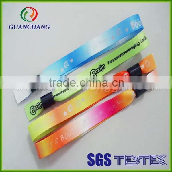 Wholesale Customize New Fashion Handmade Music Festival Fabric Wristband Bracelet Ticket Woven Autism Wristbands for Events photo-6