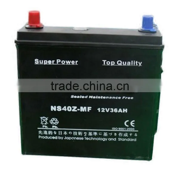 Good Quality 12v 32ah Maintenance Free Car Battery Ns40 photo-2