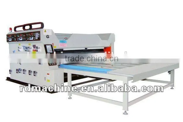 [RD-SA1200-2800-2]Chain Feeding 2 Color Corrugated Carton Flexo Printer Slotter Die Cutter Machine photo-2