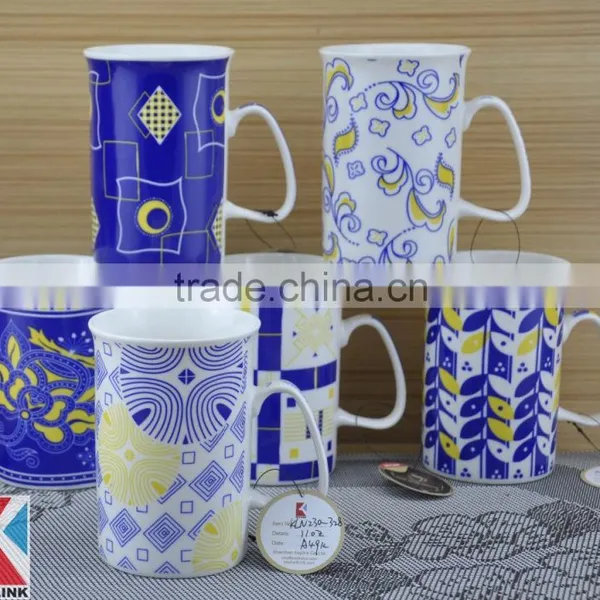 11OZ Magic Arrays Design Full Decal Print Coffee Cups, Shiny Surface New Bone China Mug, KL8009-300 photo-5