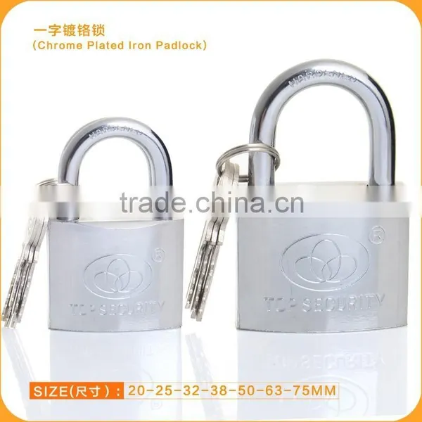 Number Ones!!Unique Brass Cylinder Chrome Plated Iron Padlock,Useful Door Lock With Cheap Price