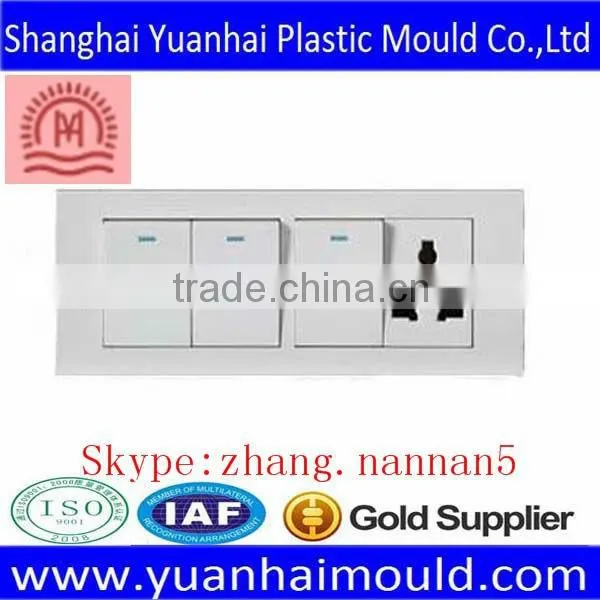 China Plastic Injection Molding Tools Making for Outlet Cover