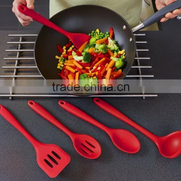 Set of 5 Factory Wholesaler High Quality Kitchenware Silicone Utensils Quality Choice photo-2