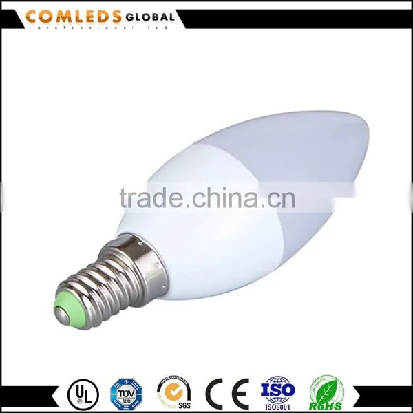 B22 E14 Milky ul Led Tail Light Candle Bulb , E12 Candelabra Led Bulb 2700k 80w photo-2