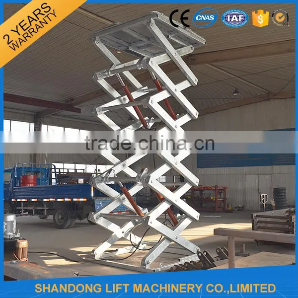 Outdoor Hydraulic Electric Building Material Lifts for Cargo Delivery photo-5