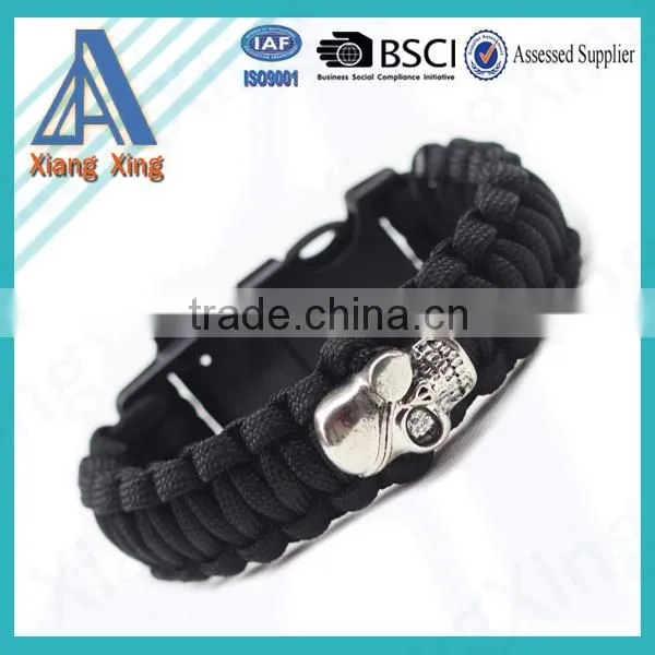 4 Strands Wholesale Handmade Braided Compass 550 Survival Paracord Bracelet photo-5