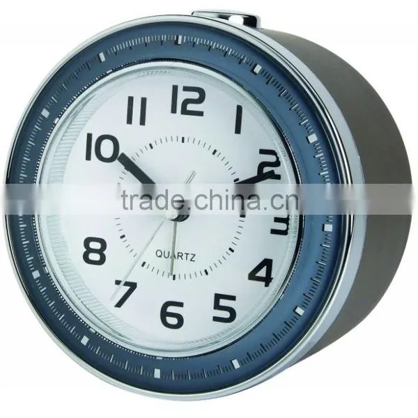 High Quality Big WHITE Analog Touch Light Alarm Clock photo-2