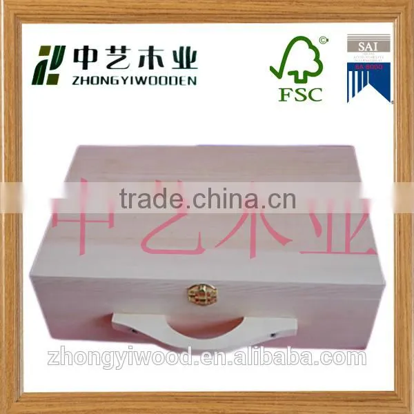 Trade Assurance Wholesale Handmade Custom Wooden Wine Crate Cheap Wooden Wine Holder photo-4