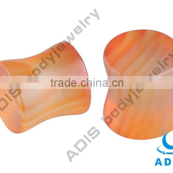 Fashion Piercing Jewelry Wholesale Natural Stone Flesh Tunnel Plug photo-3