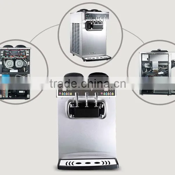 Pasmo Cheap Fruit Soft Ice Cream Maker/frozen Yogurt Machine/ice Cream Cone Maker photo-3